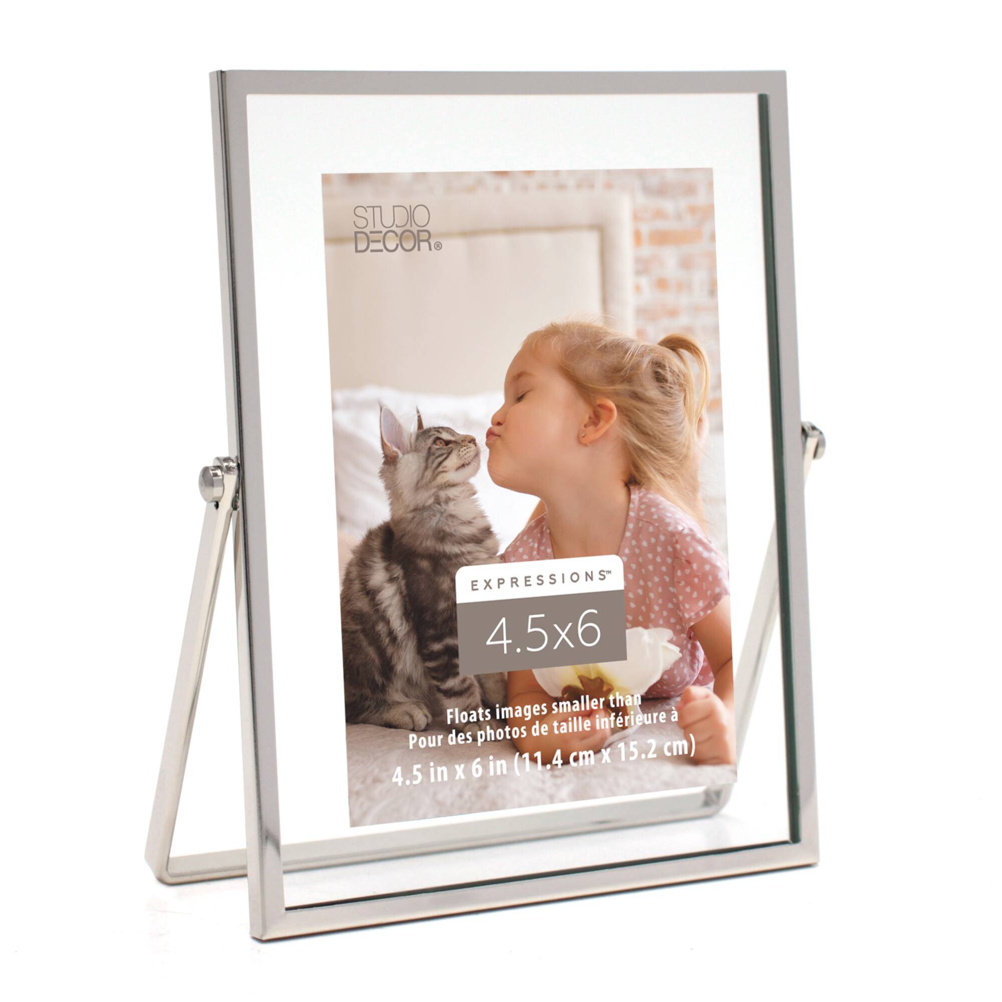 Expressions™ Silver Metal Tabletop Float Frame by Studio Décor